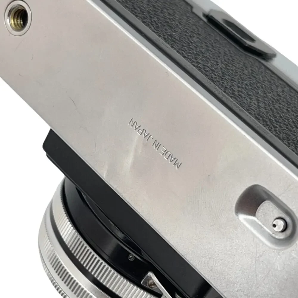 Nikkorex 35 Leaf Shutter SLR Film Camera w/ Nikkor-Q 50mm f/2.5 Lens – VTG Japan